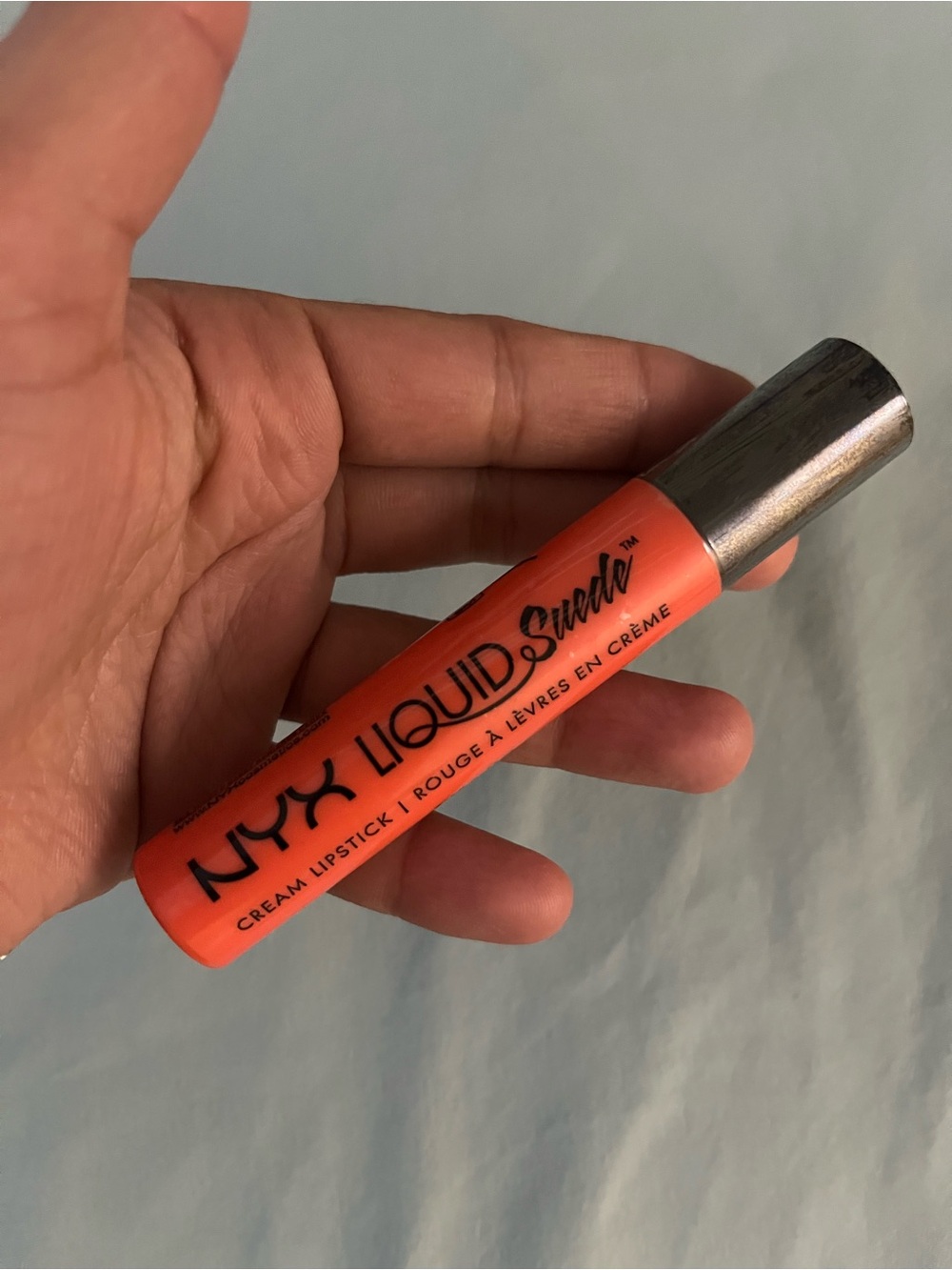 NYX Liquid Suede Cream Lipstick - Bright Tangerine